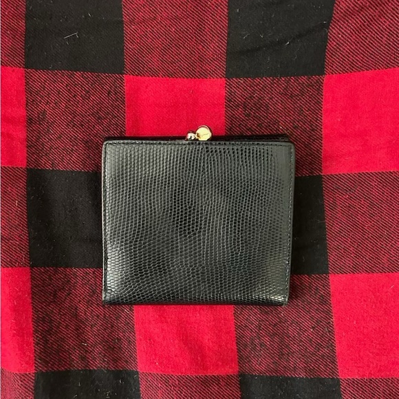 Salvatore Ferragamo Black Textured Wallet - Picture 4 of 7